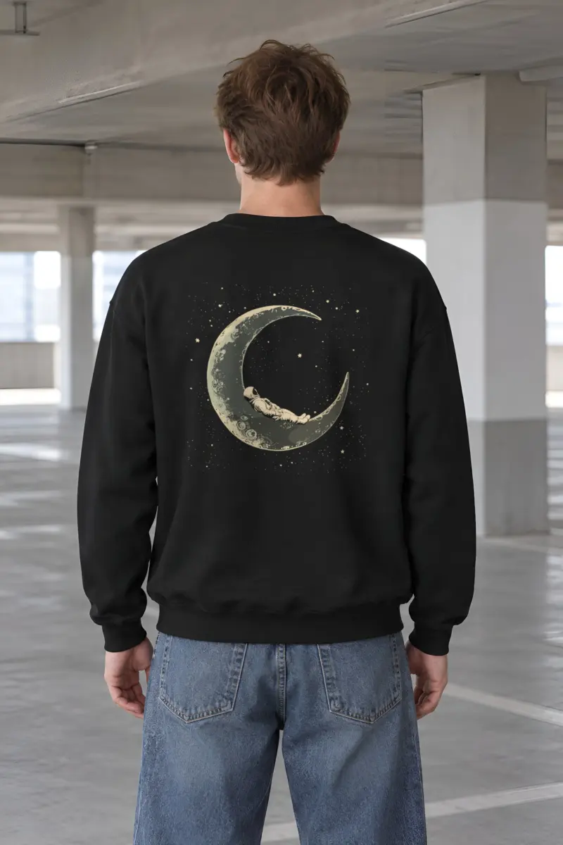 "Moonlit Slumber" Heavy Blend Unisex Crewneck Sweatshirt