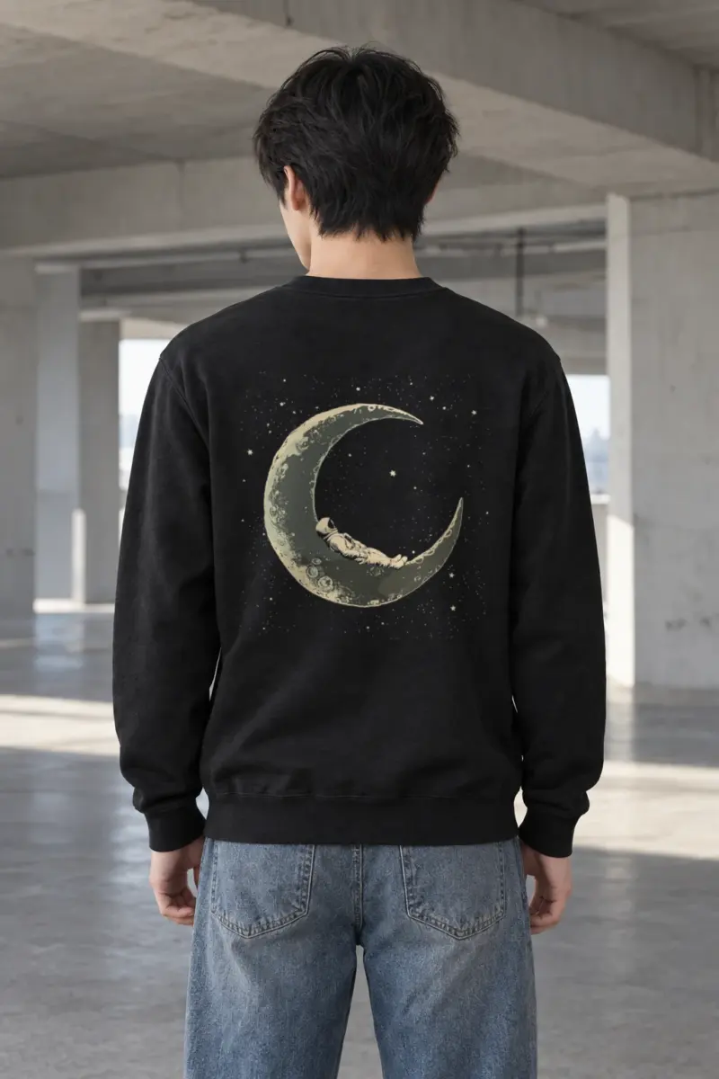 "Moonlit Slumber" Heavy Blend Unisex Crewneck Sweatshirt