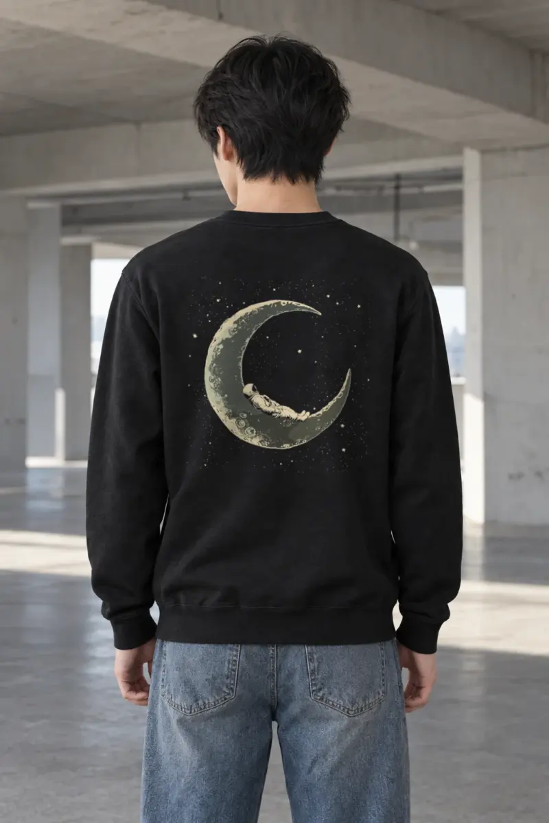 "Moonlit Slumber" Heavy Blend Unisex Crewneck Sweatshirt