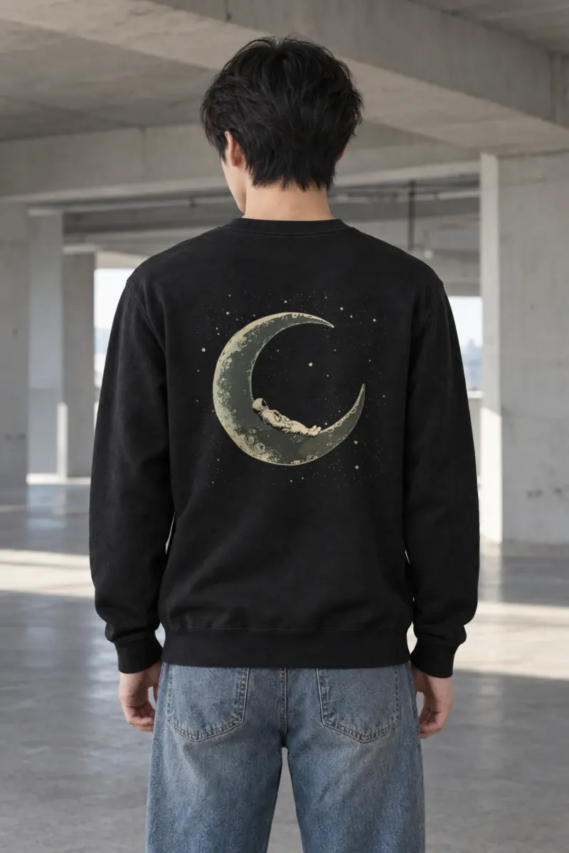 "Moonlit Slumber" Heavy Blend Unisex Crewneck Sweatshirt