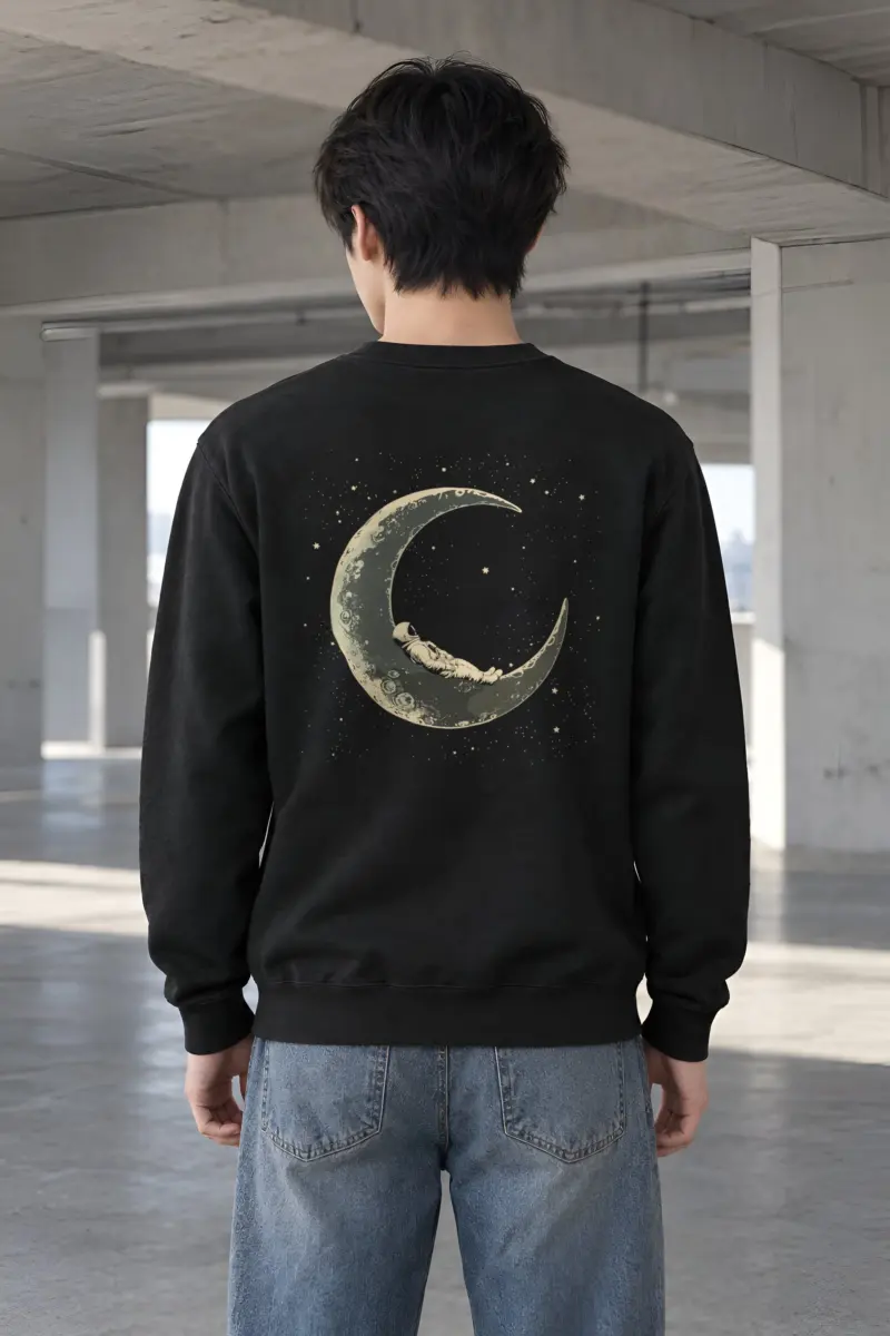 "Moonlit Slumber" Heavy Blend Unisex Crewneck Sweatshirt