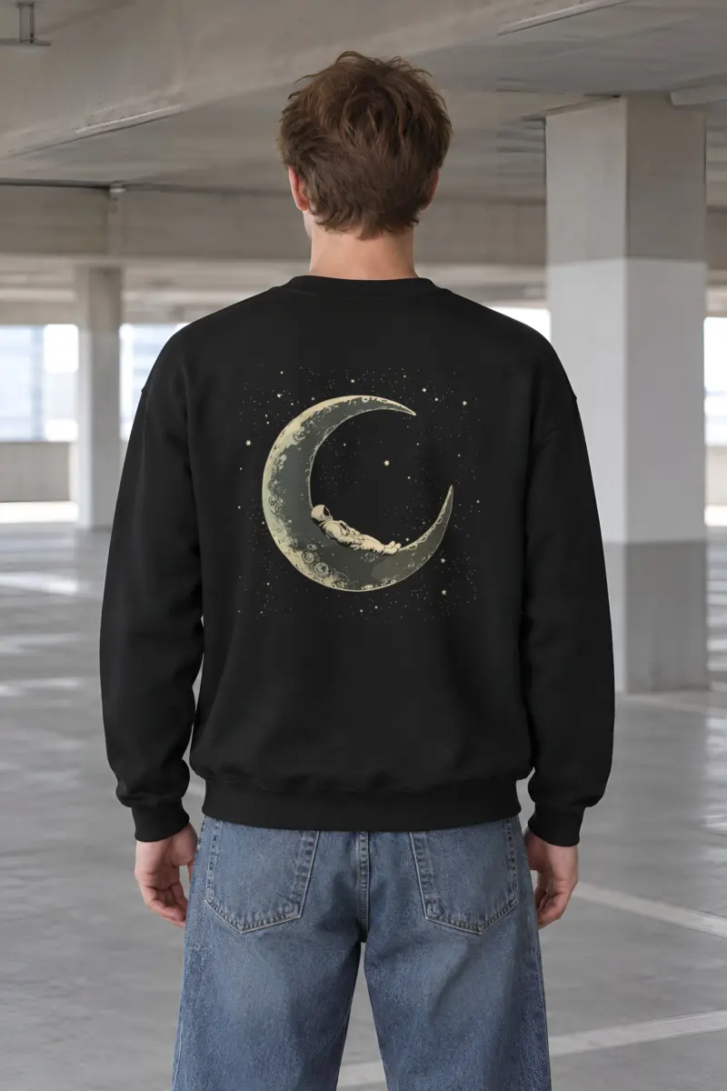 "Moonlit Slumber" Heavy Blend Unisex Crewneck Sweatshirt