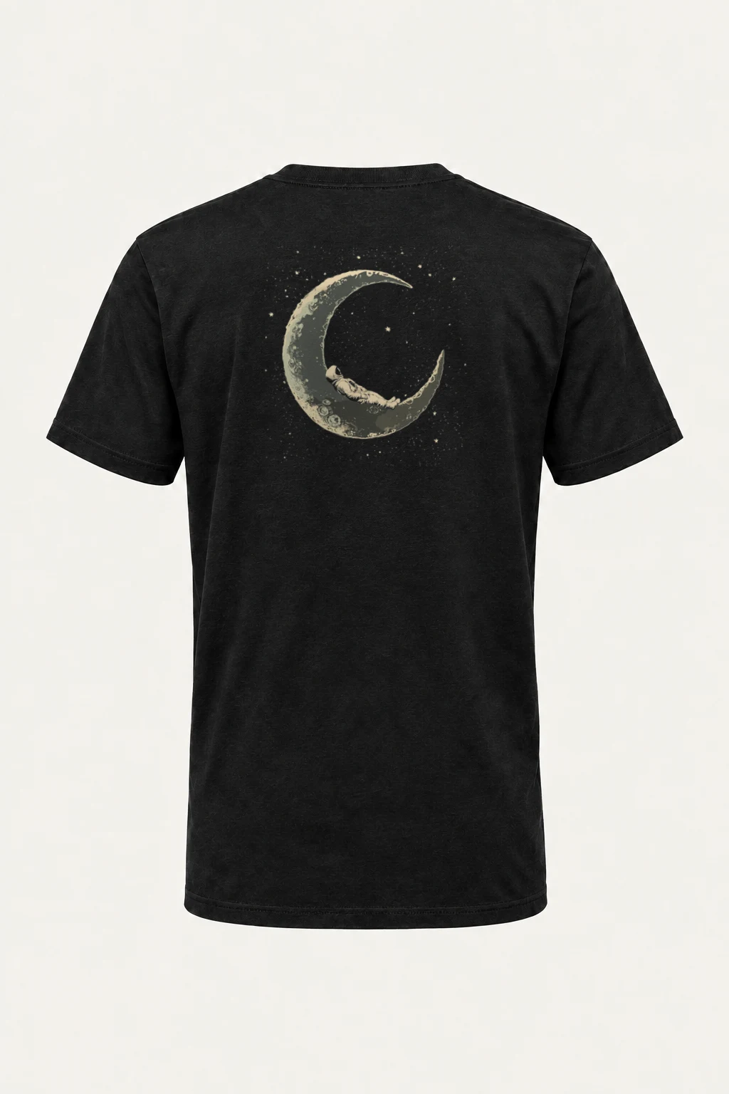 "Moonlit Slumber" Heavyweight Unisex Crewneck T-shirt | Gildan 5000