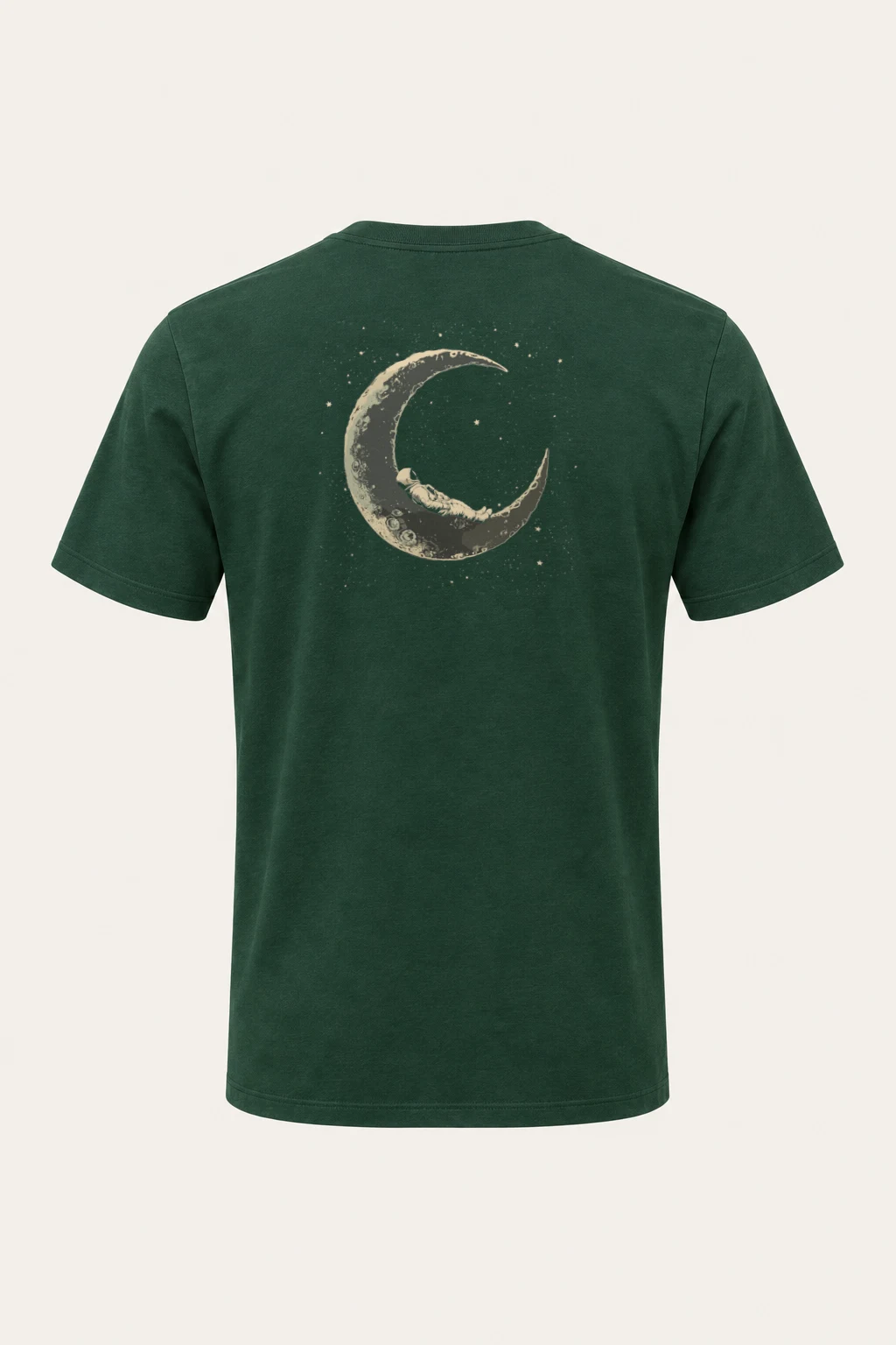 "Moonlit Slumber" Heavyweight Unisex Crewneck T-shirt | Gildan 5000