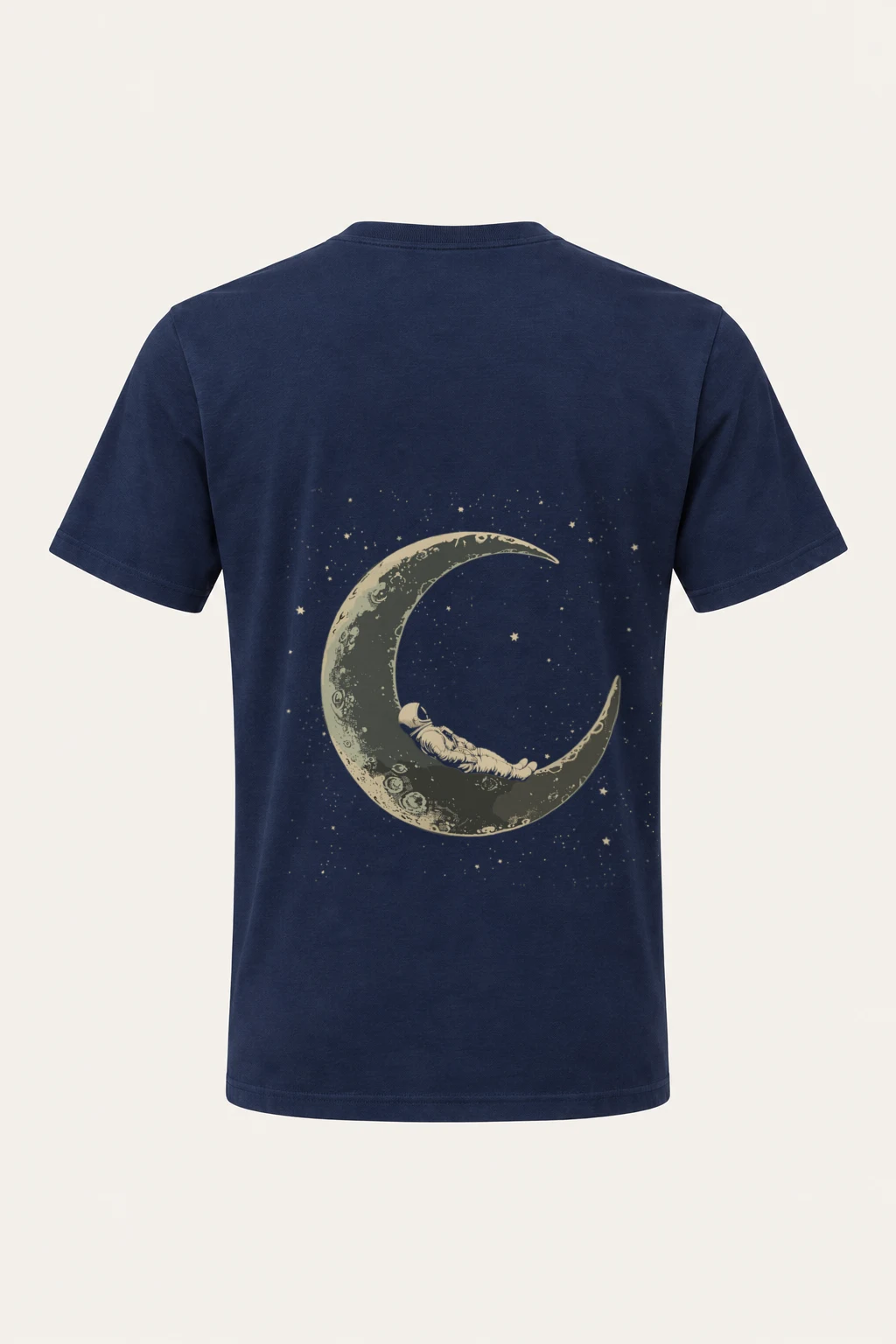 "Moonlit Slumber" Heavyweight Unisex Crewneck T-shirt | Gildan 5000