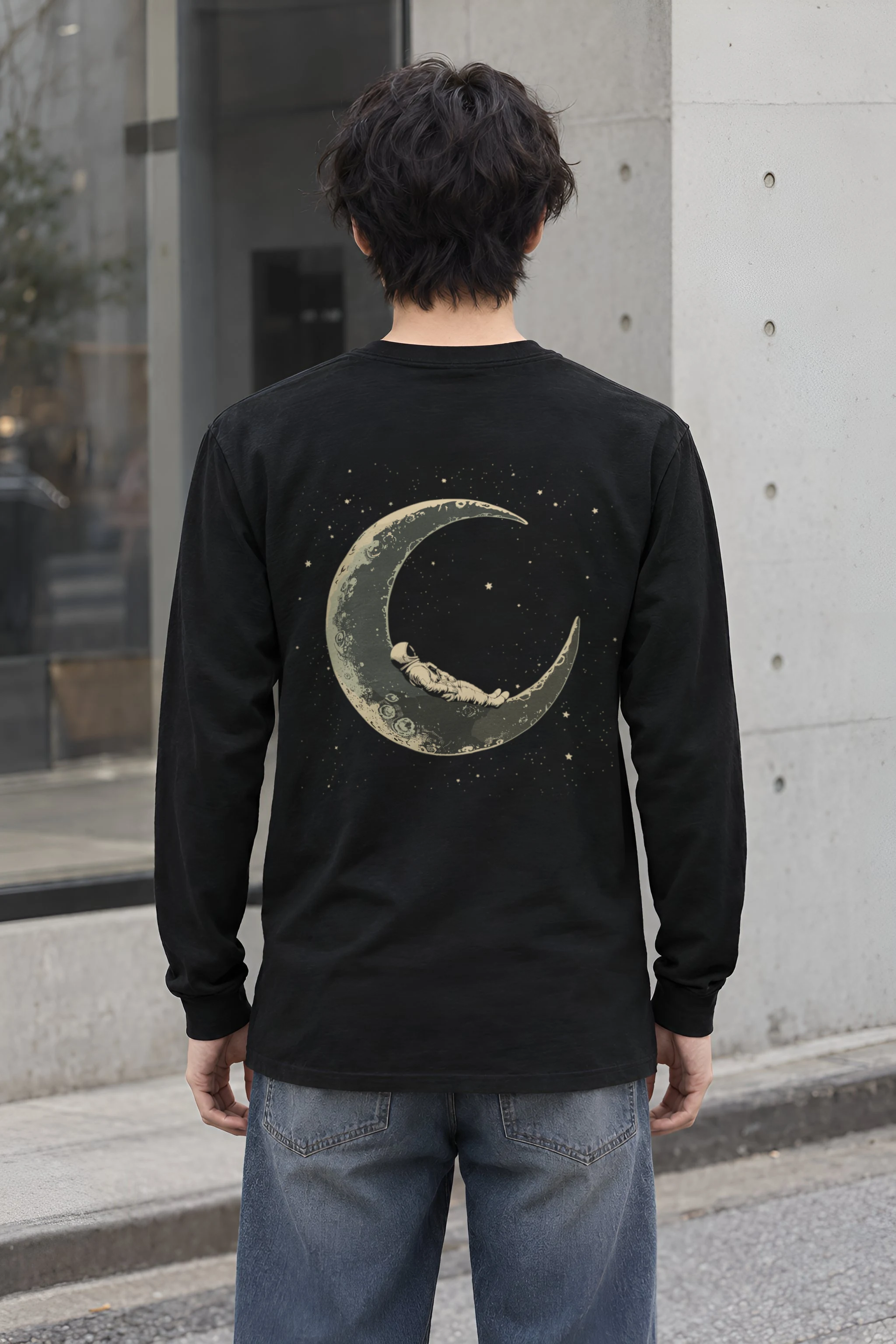 "Moonlit Slumber" Unisex Longsleeve T-shirt