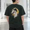"Moonlit Star Collector" Heavyweight Unisex Crewneck T-shirt | Gildan 5000