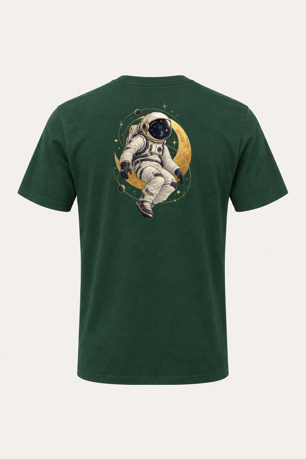 "Moonlit Star Collector" Heavyweight Unisex Crewneck T-shirt | Gildan 5000