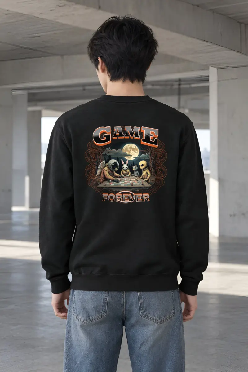 "Moonlit Tabletop Club" Heavy Blend Unisex Crewneck Sweatshirt