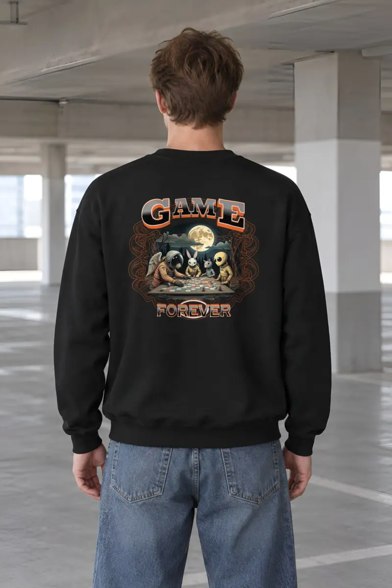 "Moonlit Tabletop Club" Heavy Blend Unisex Crewneck Sweatshirt