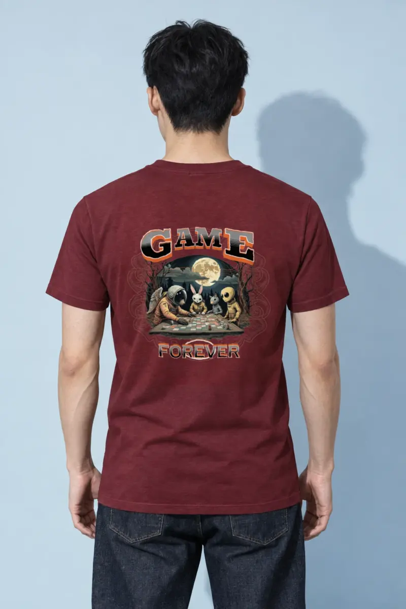 "Moonlit Tabletop" Heavyweight Unisex Crewneck T-shirt
