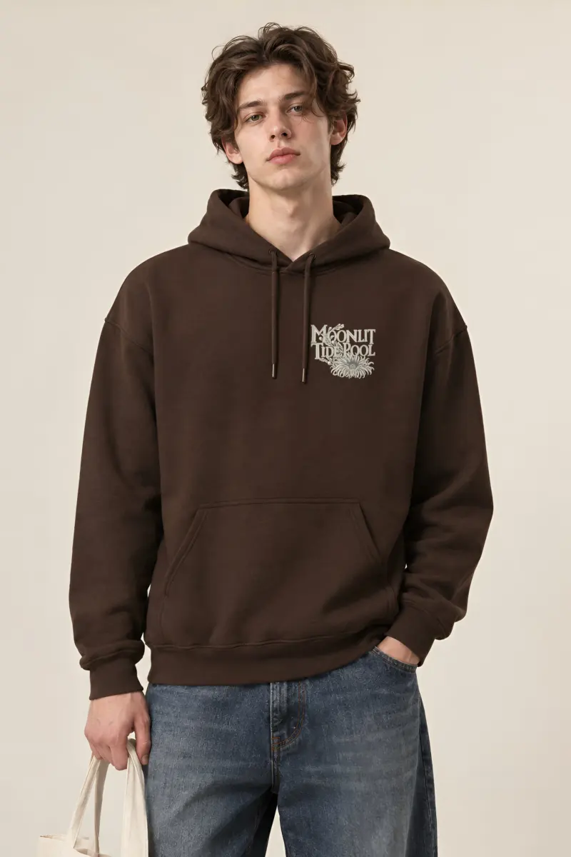 "Moonlit Tide Pool" Heavy Blend Unisex Pullover Hoodie