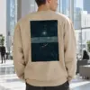 "Moonlit Whale Drift" Heavy Blend Unisex Crewneck Sweatshirt | Gildan 18000