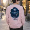 "Moonlit Whale Drift" Unisex Longsleeve T-shirt | Gildan 2400