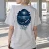 "Moonlit Whale" Heavyweight Unisex Crewneck T-shirt | Gildan 5000