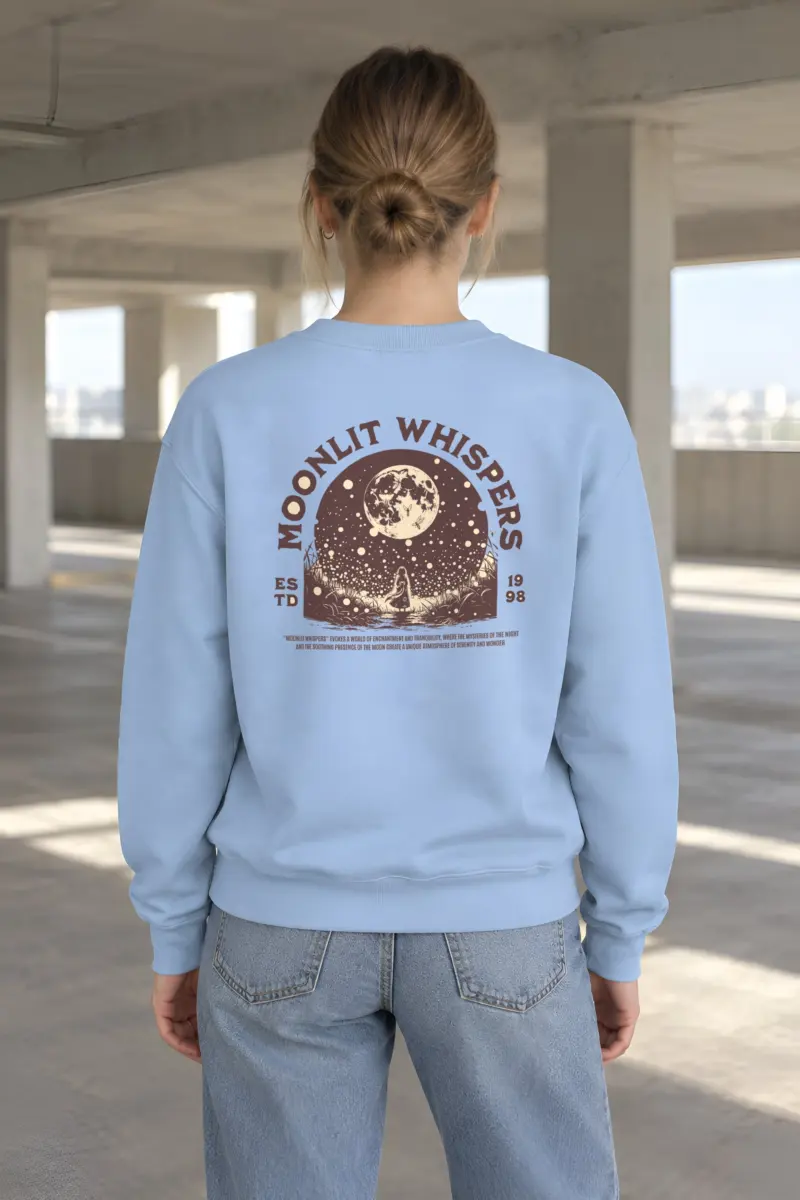 "Moonlit Whispers" Heavy Blend Unisex Crewneck Sweatshirt
