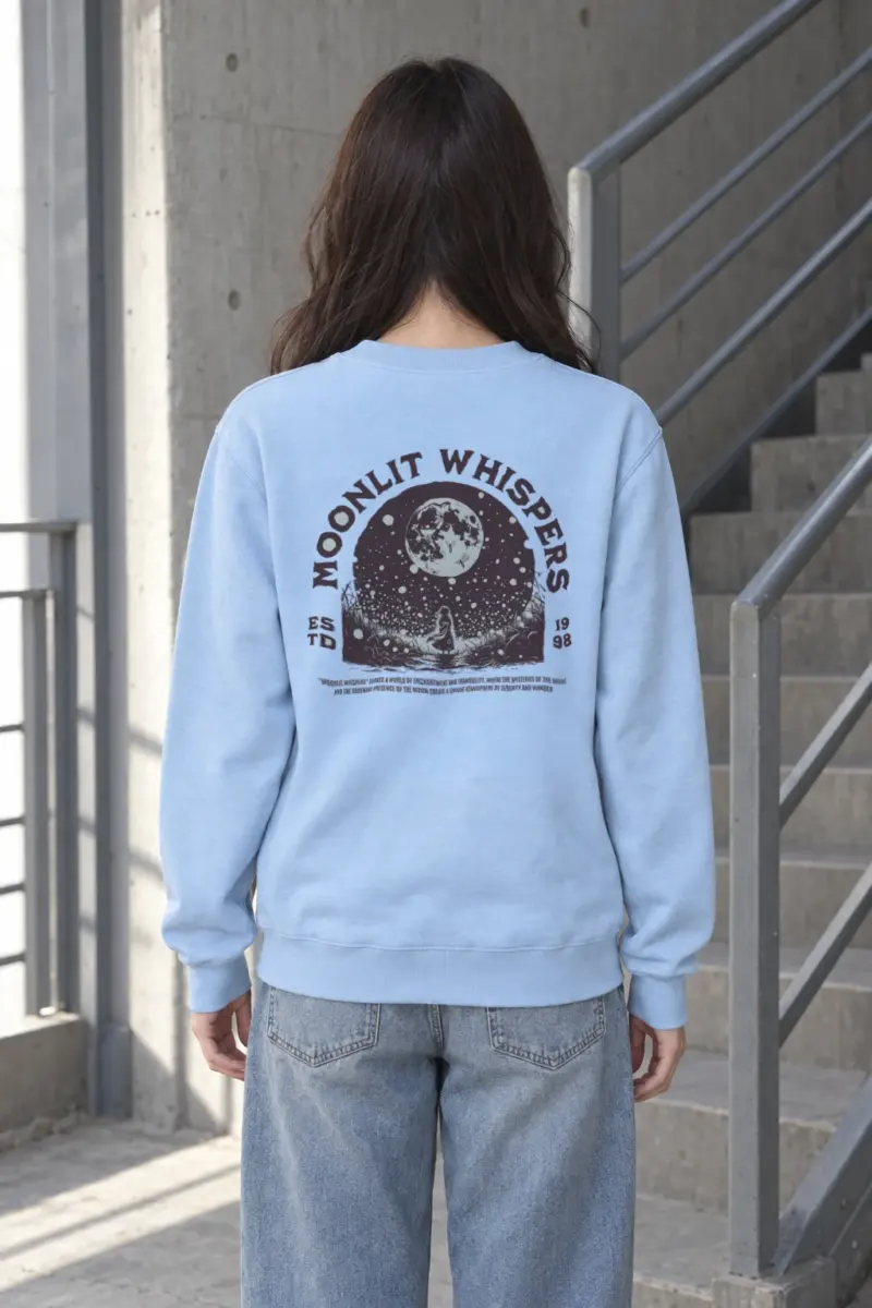 "Moonlit Whispers" Heavy Blend Unisex Crewneck Sweatshirt