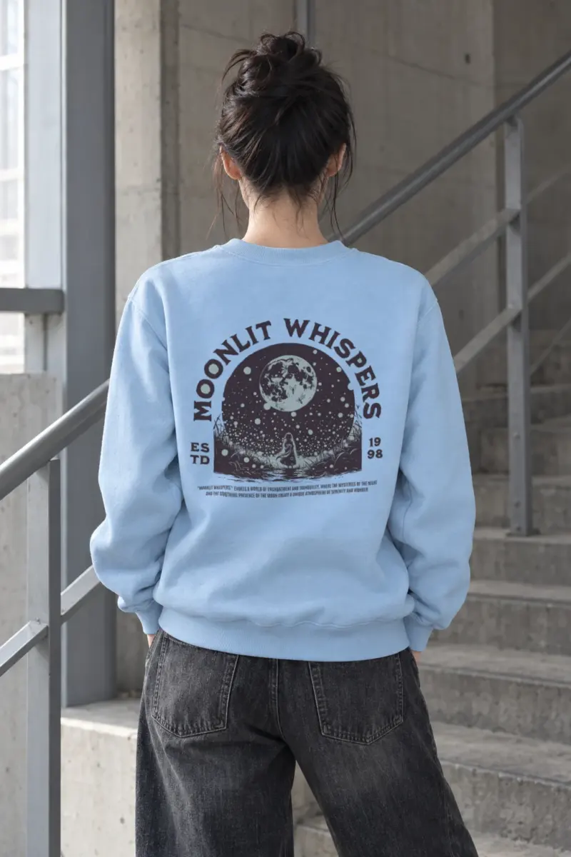 "Moonlit Whispers" Heavy Blend Unisex Crewneck Sweatshirt