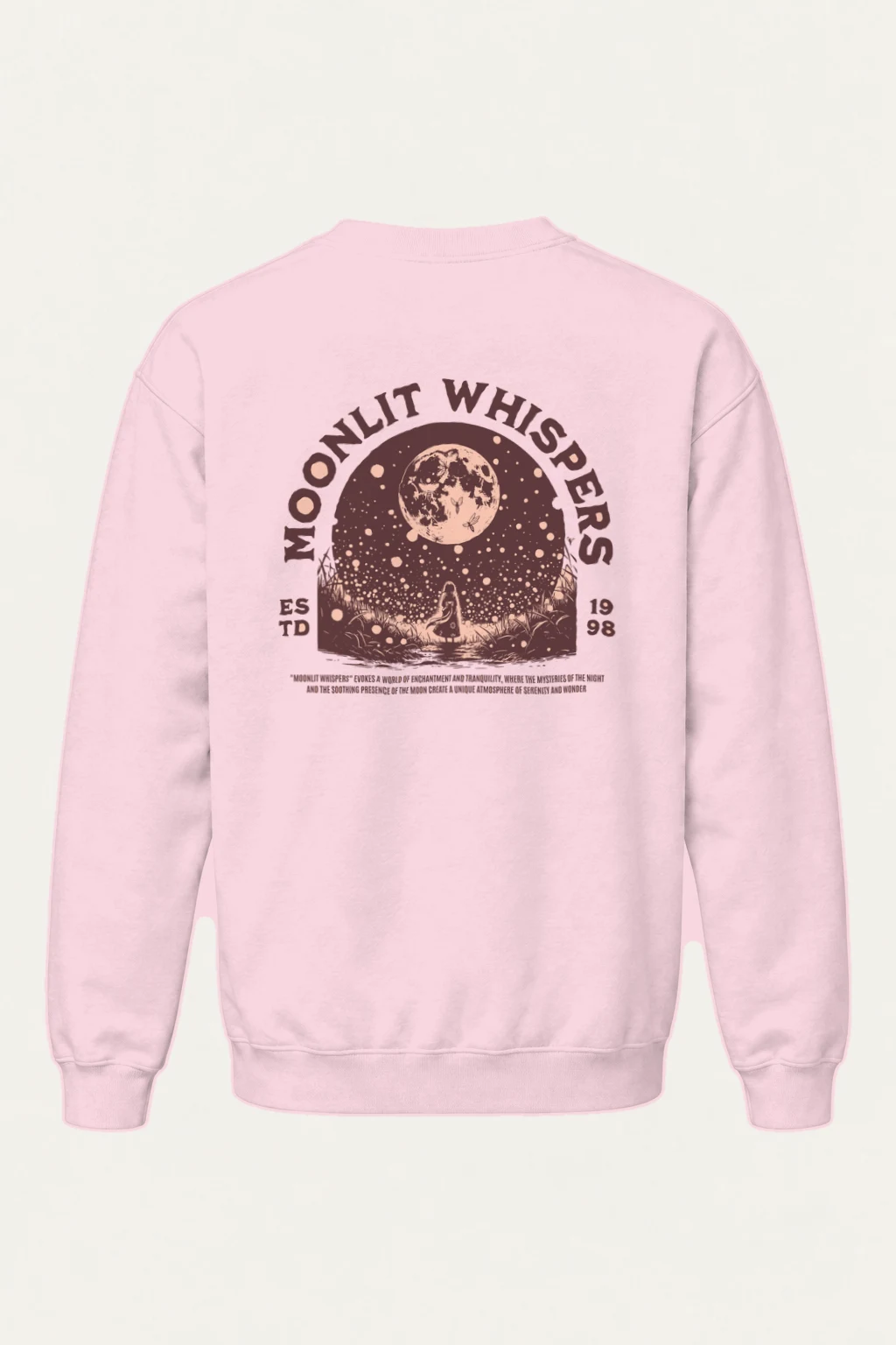 "Moonlit Whispers" Heavy Blend Unisex Crewneck Sweatshirt | Gildan 18000