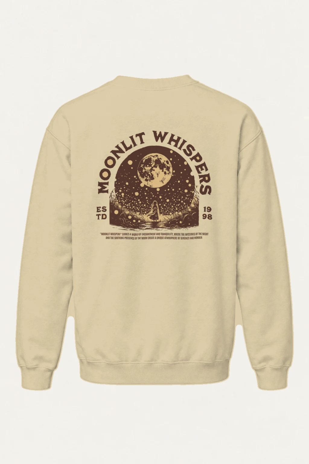 "Moonlit Whispers" Heavy Blend Unisex Crewneck Sweatshirt | Gildan 18000