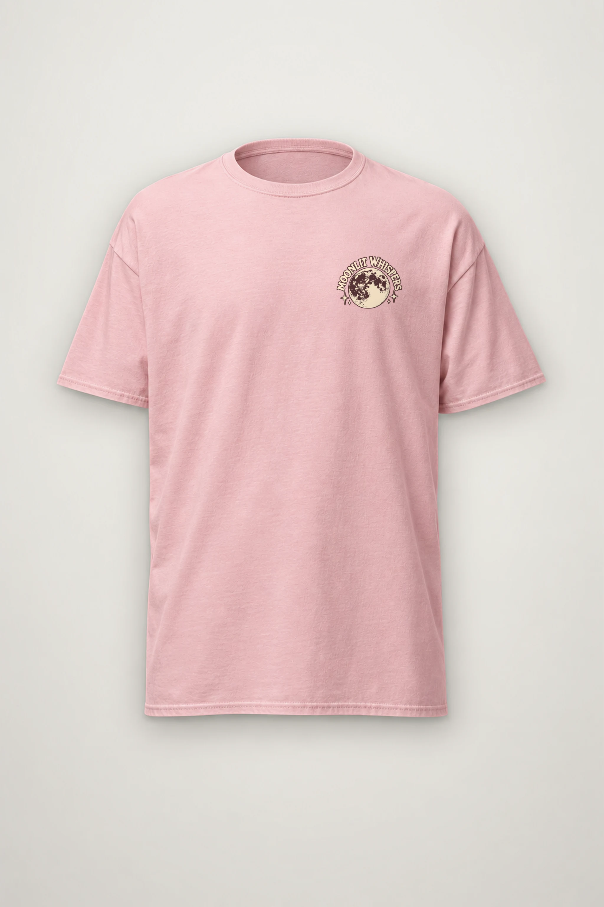 "Moonlit Whispers" Heavyweight Unisex Crewneck T-shirt