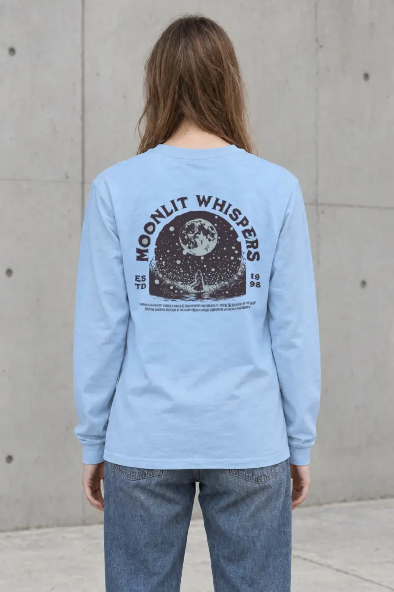 "Moonlit Whispers" Unisex Longsleeve T-shirt