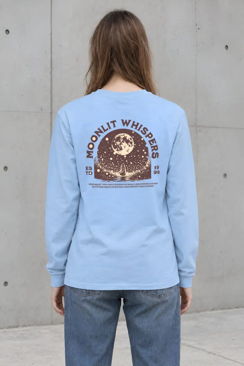 "Moonlit Whispers" Unisex Longsleeve T-shirt