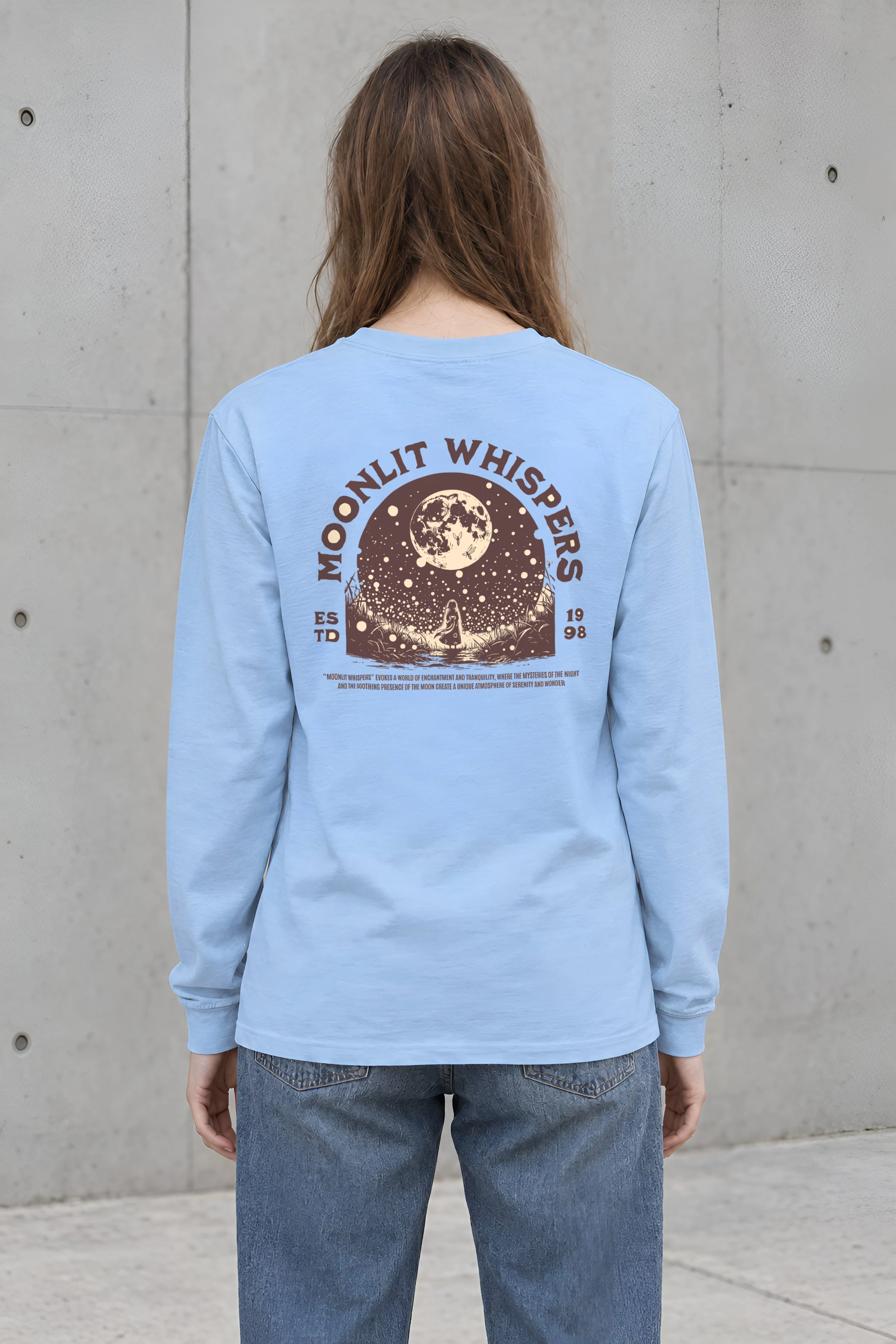 "Moonlit Whispers" Unisex Longsleeve T-shirt