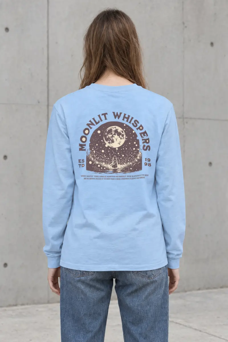 "Moonlit Whispers" Unisex Longsleeve T-shirt