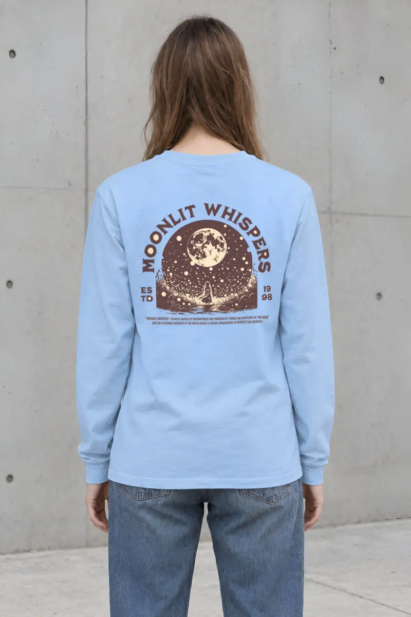 "Moonlit Whispers" Unisex Longsleeve T-shirt