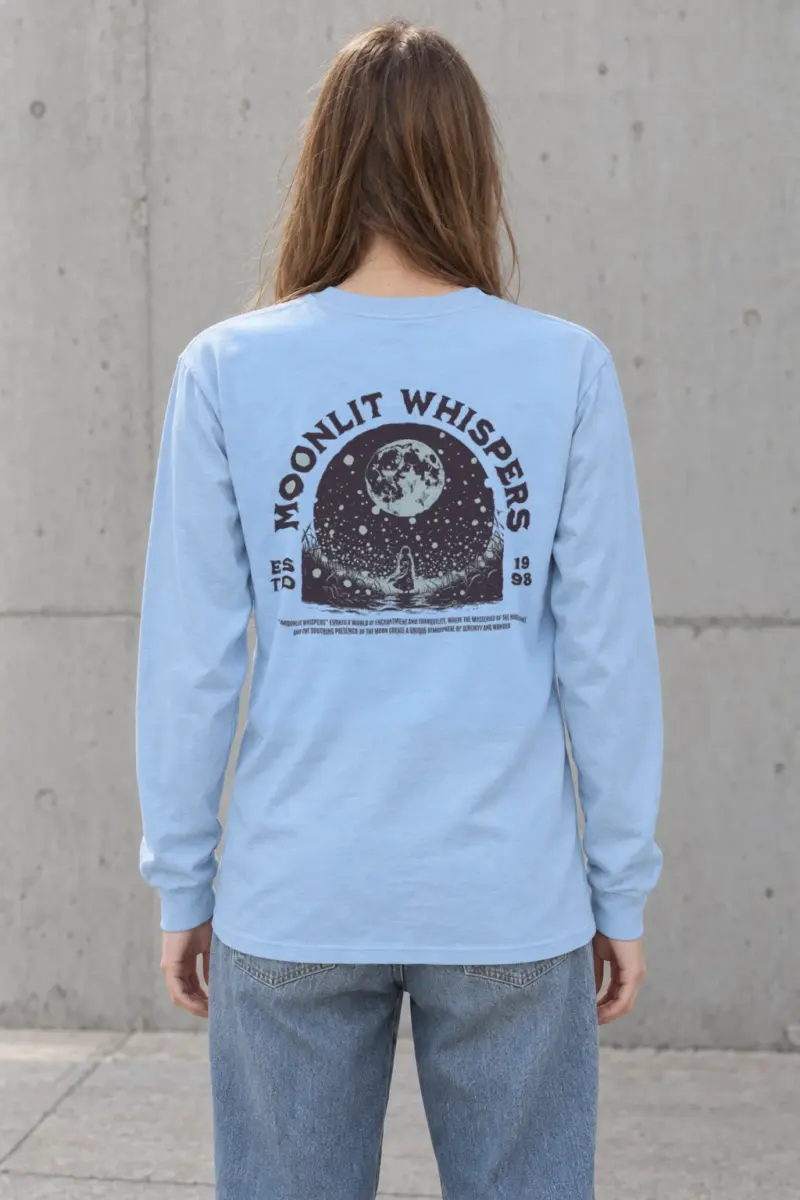 "Moonlit Whispers" Unisex Longsleeve T-shirt