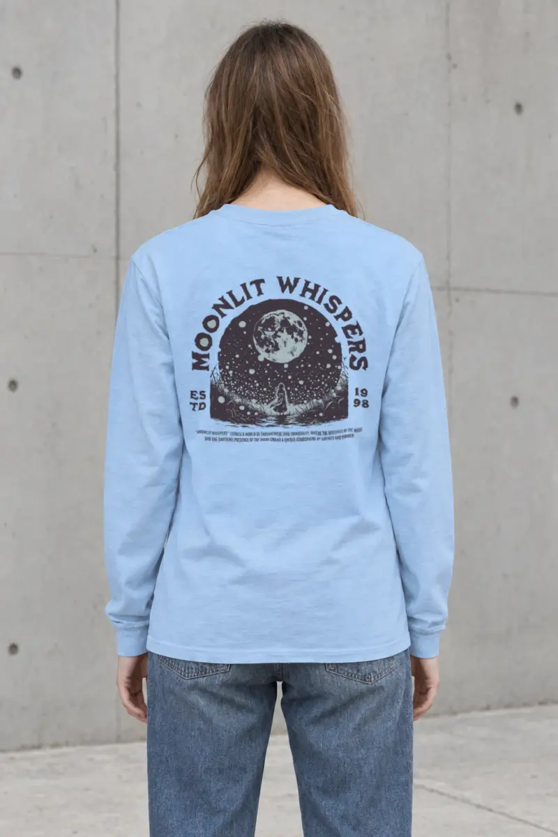 "Moonlit Whispers" Unisex Longsleeve T-shirt