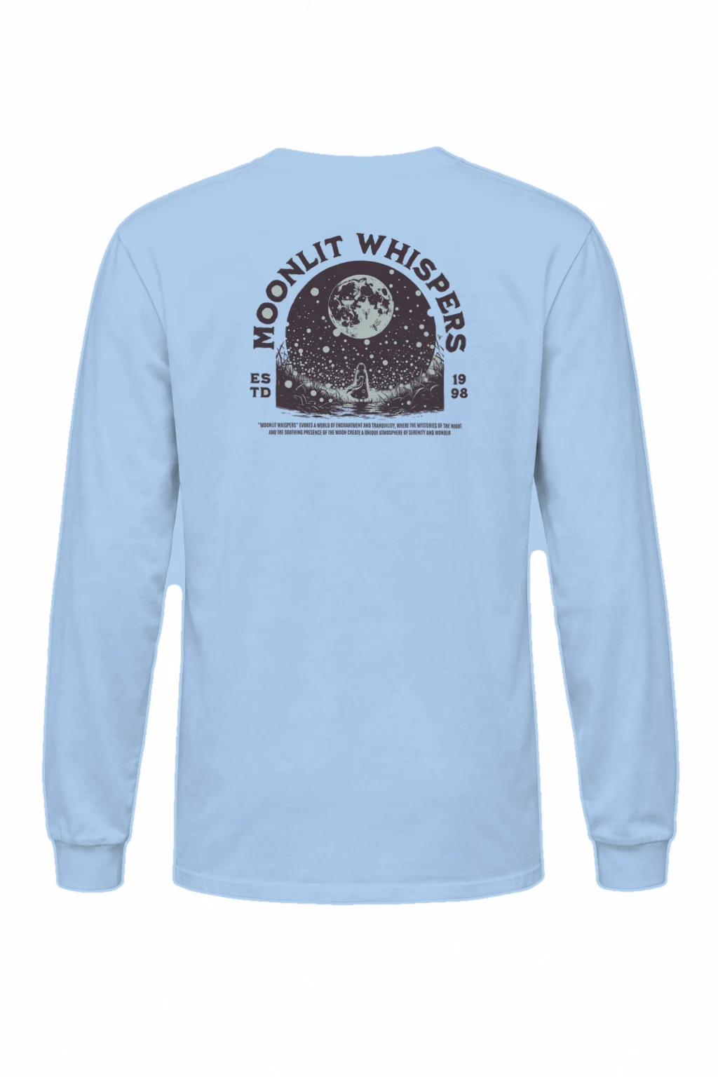 "Moonlit Whispers" Unisex Longsleeve T-shirt | Gildan 2400