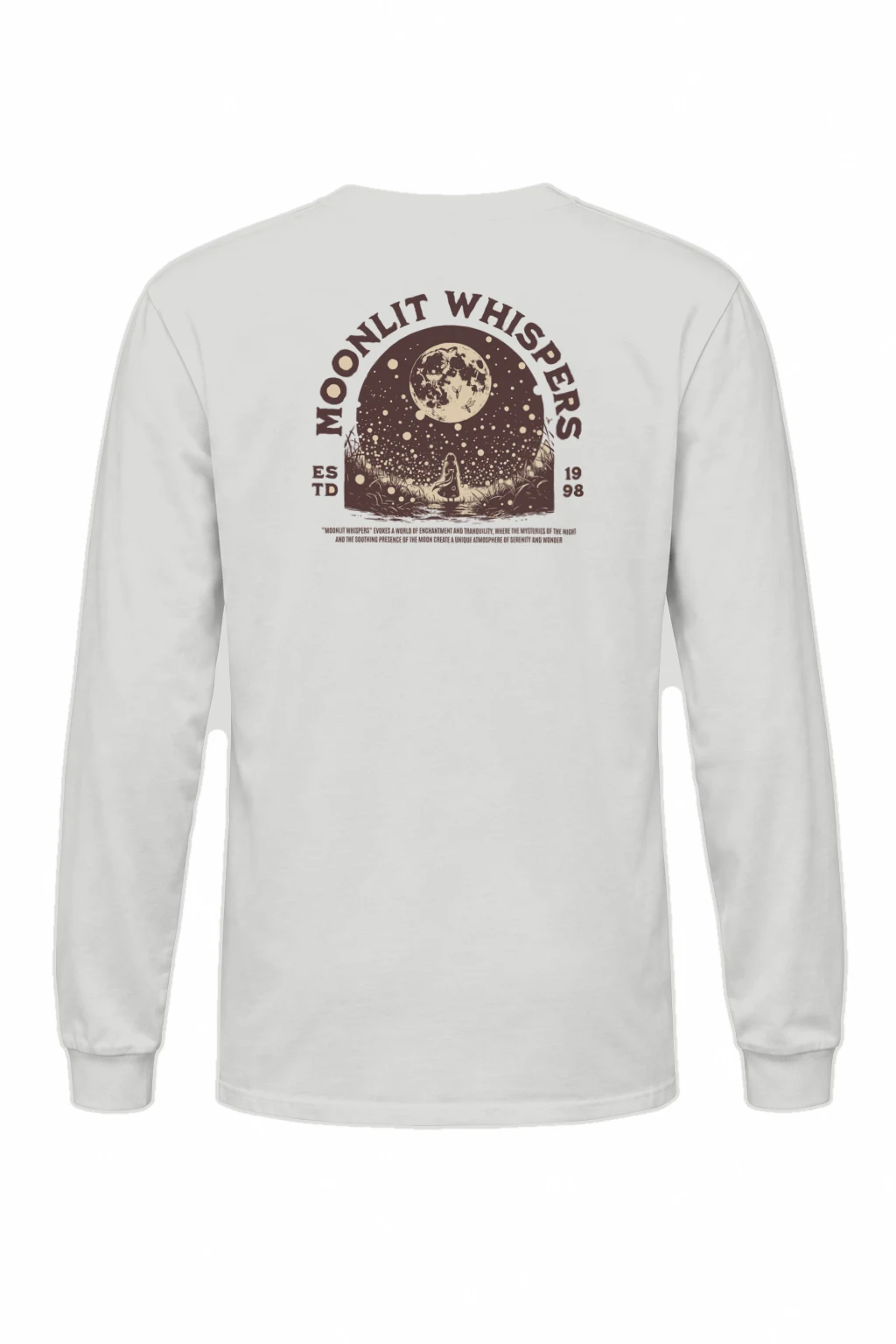 "Moonlit Whispers" Unisex Longsleeve T-shirt | Gildan 2400