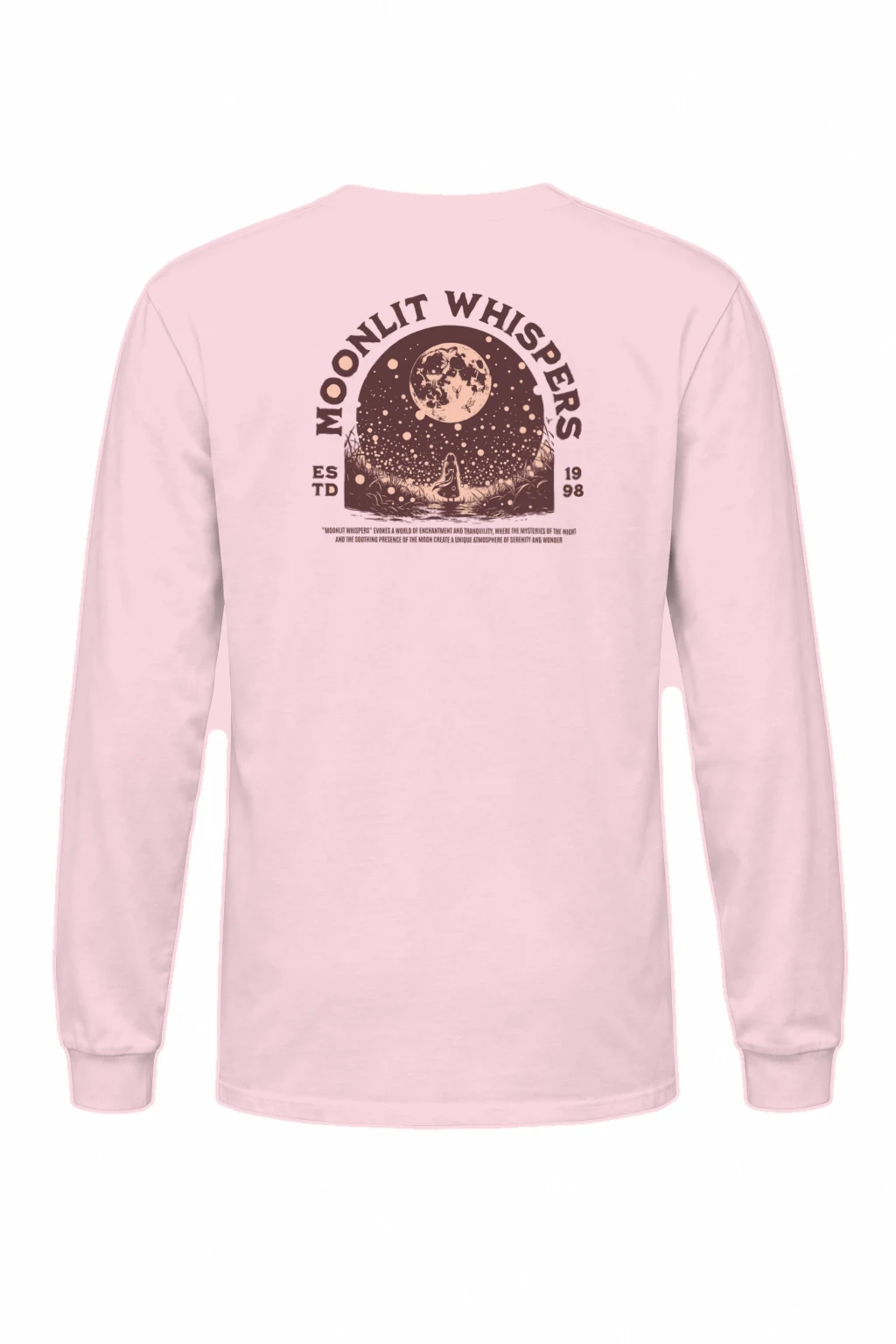 "Moonlit Whispers" Unisex Longsleeve T-shirt | Gildan 2400