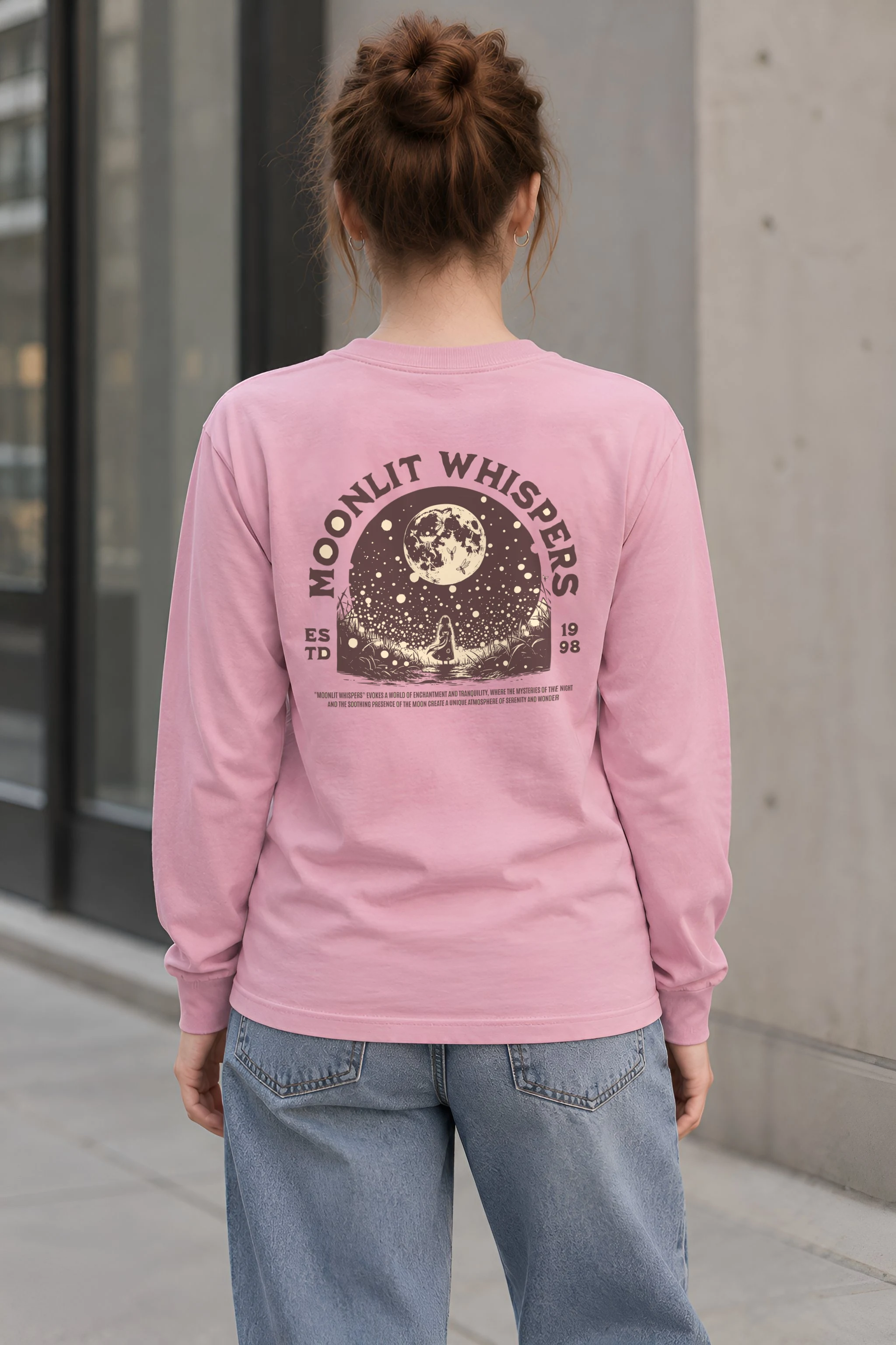 "Moonlit Whispers" Unisex Longsleeve T-shirt
