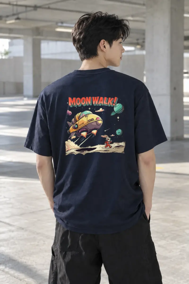 “Moonwalk 105388” Heavyweight Unisex Crewneck T-shirt | Gildan 5000