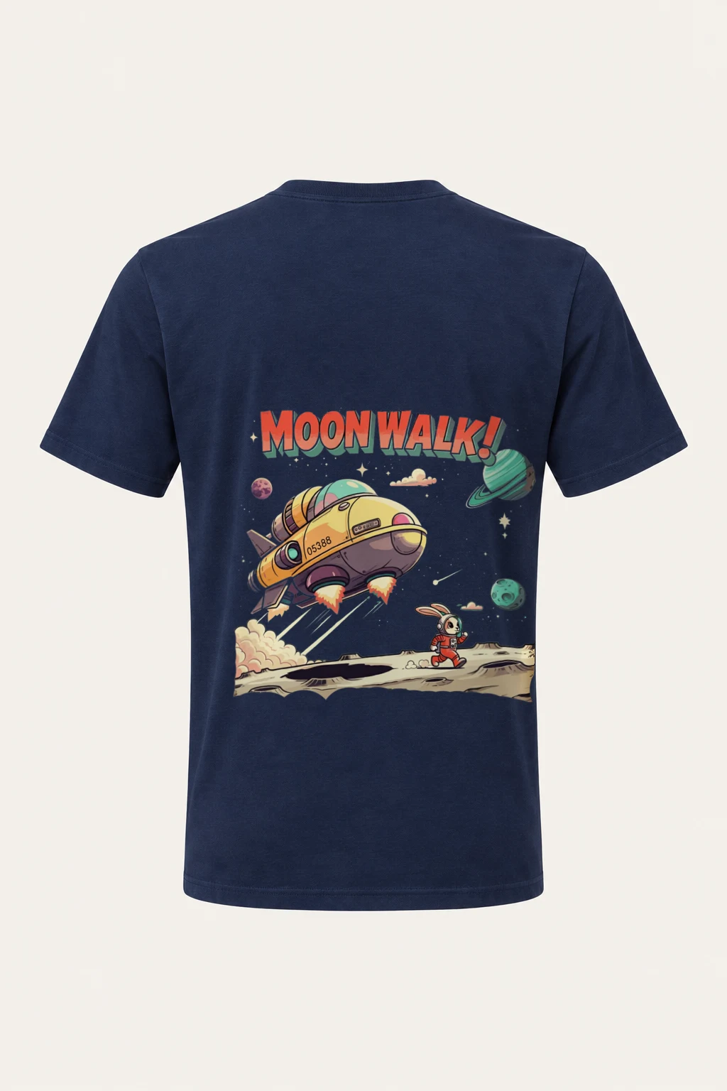 "Moonwalk 105388" Heavyweight Unisex Crewneck T-shirt | Gildan 5000