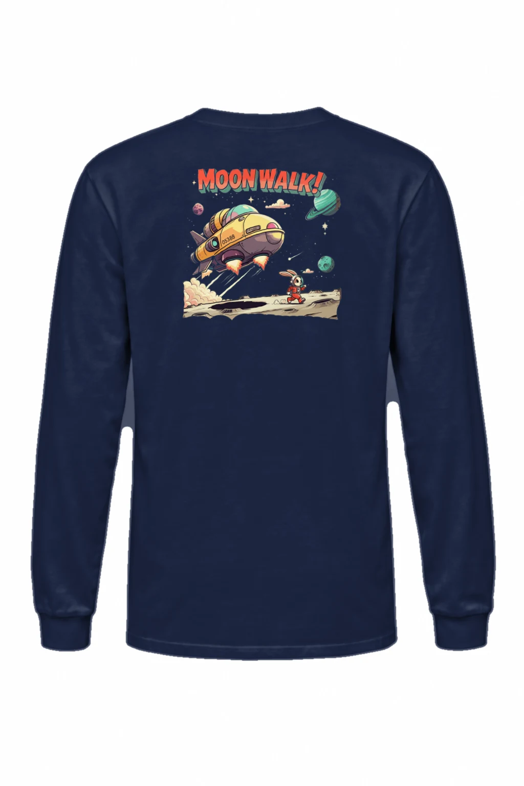 "Moonwalk 105388" Unisex Longsleeve T-shirt | Gildan 2400