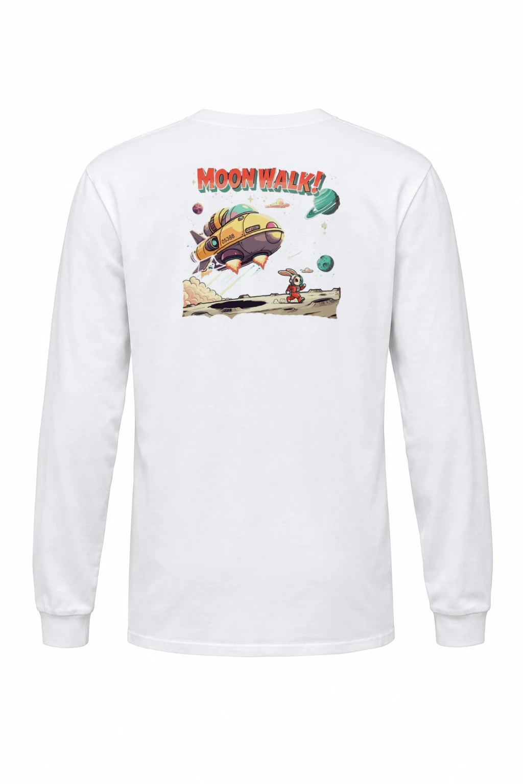 "Moonwalk 105388" Unisex Longsleeve T-shirt | Gildan 2400