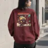 "Moonwalk Rabbit" Heavy Blend Unisex Crewneck Sweatshirt | Gildan 18000