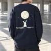 "Moonwatch Bunny" Unisex Longsleeve T-shirt | Gildan 2400