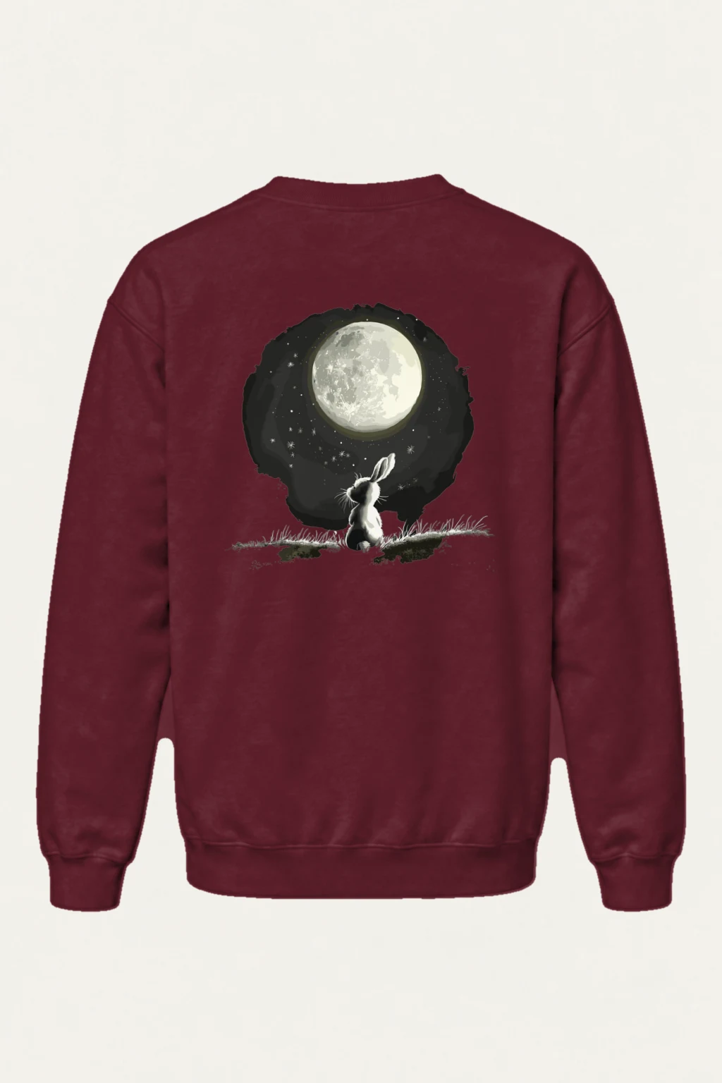 "Moonwatch Rabbit" Heavy Blend Unisex Crewneck Sweatshirt | Gildan 18000