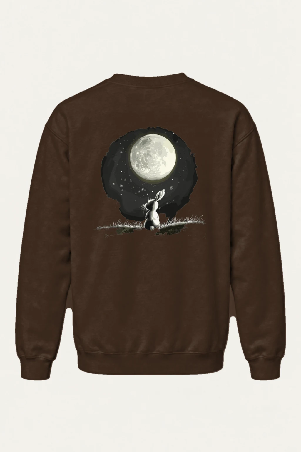 "Moonwatch Rabbit" Heavy Blend Unisex Crewneck Sweatshirt | Gildan 18000