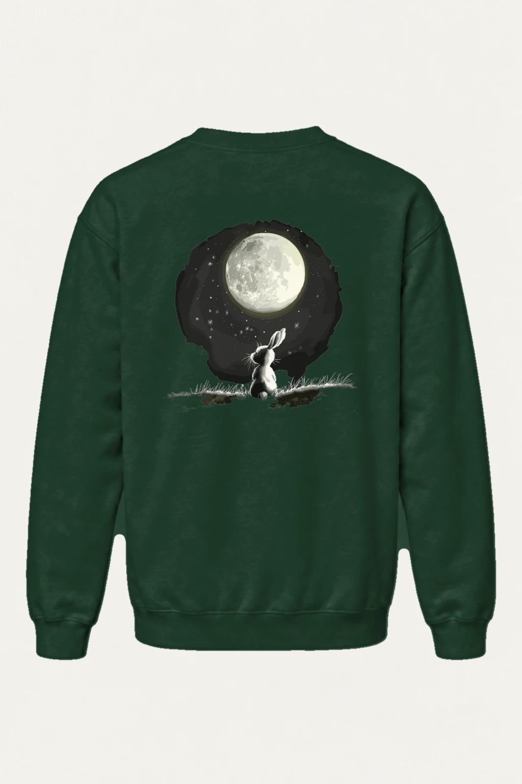 "Moonwatch Rabbit" Heavy Blend Unisex Crewneck Sweatshirt | Gildan 18000