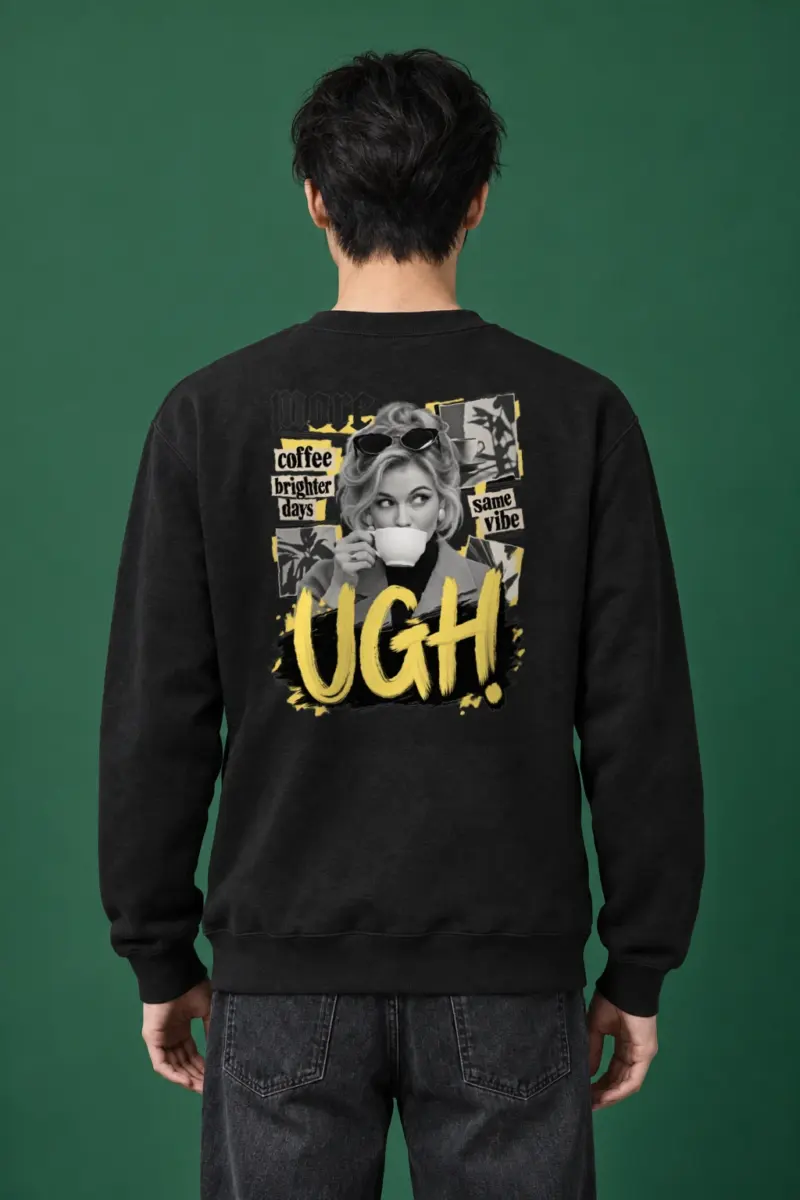 "More Coffee Brighter Days" Heavy Blend Unisex Crewneck Sweatshirt