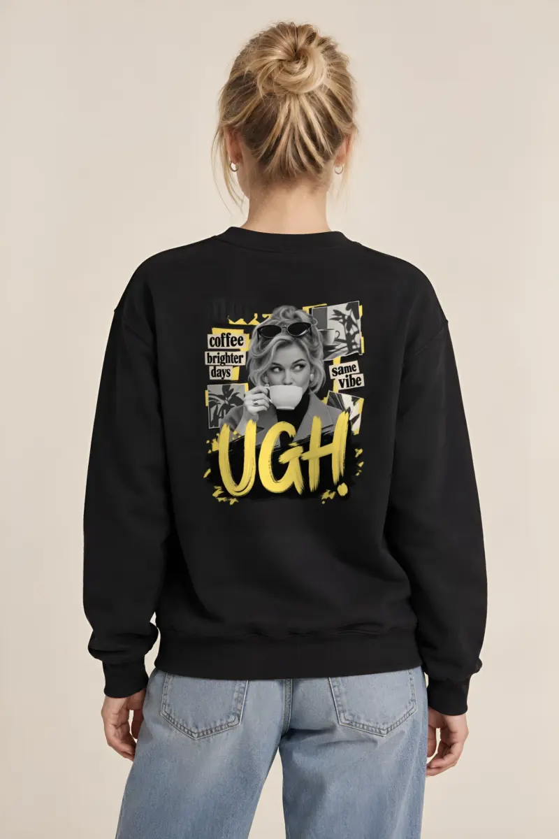 "More Coffee Brighter Days" Heavy Blend Unisex Crewneck Sweatshirt