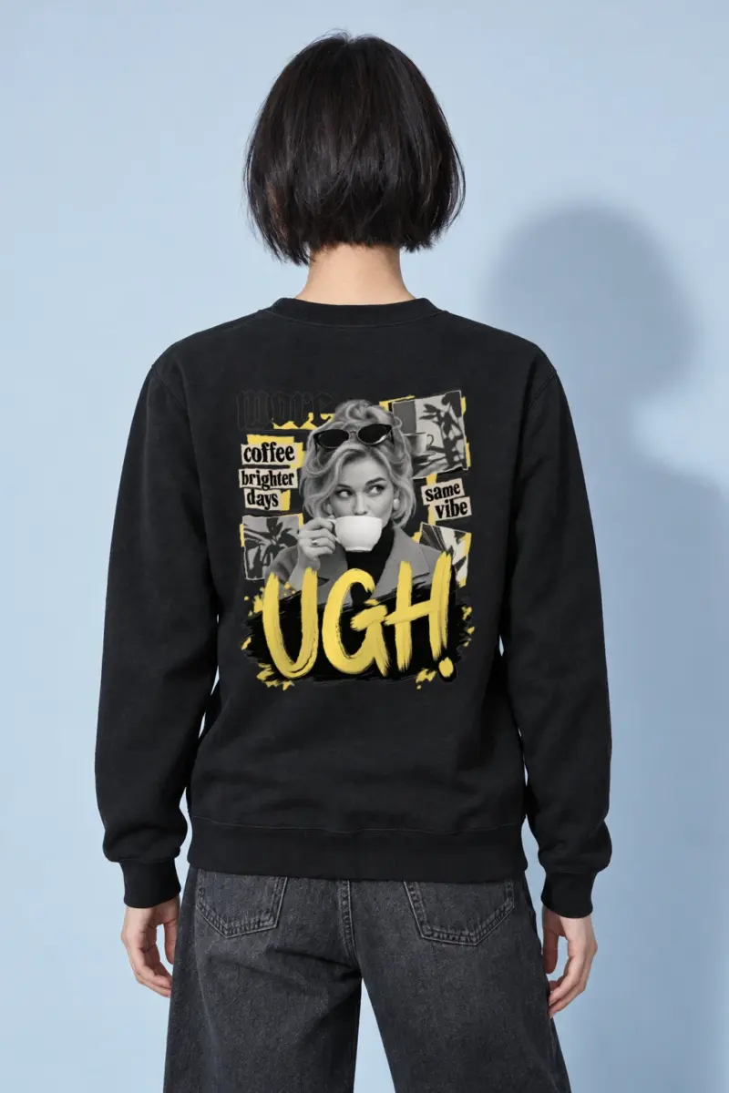 "More Coffee Brighter Days" Heavy Blend Unisex Crewneck Sweatshirt