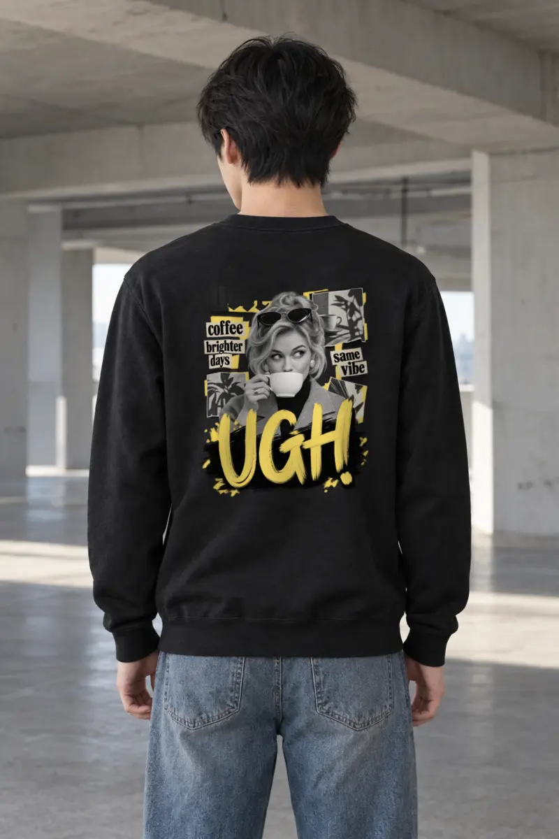 "More Coffee Brighter Days" Heavy Blend Unisex Crewneck Sweatshirt