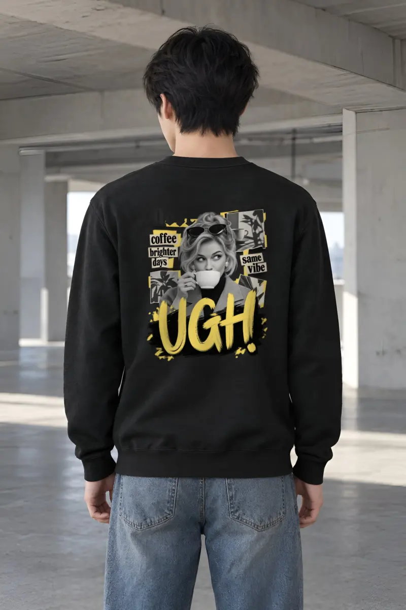 "More Coffee Brighter Days" Heavy Blend Unisex Crewneck Sweatshirt